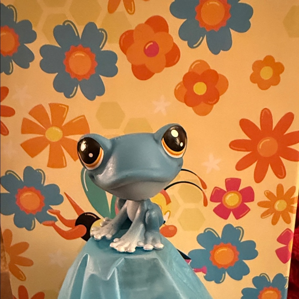 LITTLEST PET SHOP 1-58 SIMON BLUE FROG LPS